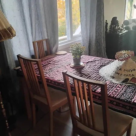 Nicely Decorated House Near Forest And Town